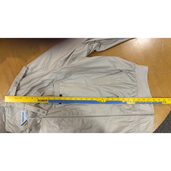 Members Only Jacket Mens XL Light Tan Beige Original Bomber Racer Retro 80s/90s - Picture 6 of 7